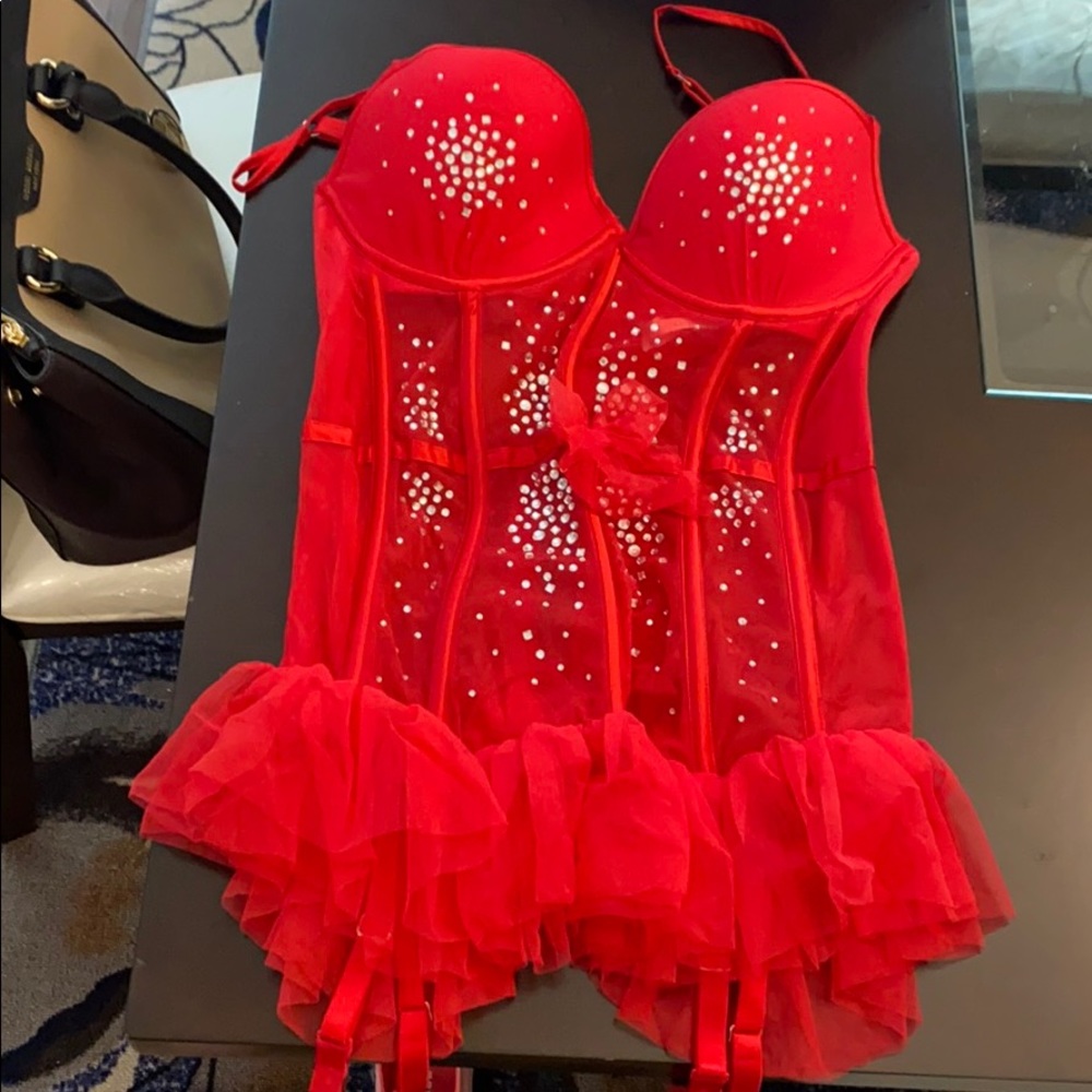 Victoria’s secret corset.